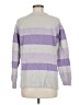 Time and Tru Stripes Purple Pullover Sweater Size M - photo 2