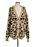 Vestidos Animal Print Tan Cardigan Size L - photo 1