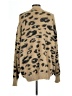 Vestidos Animal Print Tan Cardigan Size L - photo 2