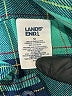 Lands' End 100% Polyester Plaid Green 3/4 Sleeve Blouse Size 12 - photo 7