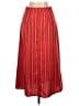 Shein 100% Polyester Stripes Red Casual Skirt Size 4 - photo 2