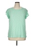 Haptics Green Short Sleeve Top Size 1X - photo 1