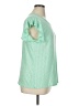 Haptics Green Short Sleeve Top Size 1X - photo 4