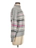 St. John's Bay Stripes Gray Turtleneck Sweater Size S - photo 4