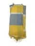 Hat Attack 100% Acrylic Plaid Yellow Blue Scarf One size - photo 2