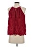 Blue Rain Red Sleeveless Blouse Size S - photo 2