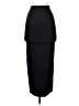 Michael Costello X Revolve Solid Black Formal Skirt Size XXS - photo 1