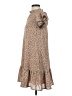 Pinch 100% Polyester Animal Print Tan Casual Dress Size S - photo 5