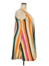 Unbranded Stripes Orange Casual Dress Size 2X - photo 4