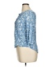 Monday Fun 100% Rayon Blue 3/4 Sleeve Blouse Size XL - photo 5