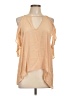 Aum-Couture Tan Sleeveless Blouse Size L (estimated) - photo 1