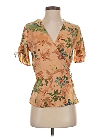 Zara TRF Short Sleeve Blouse (view 1)