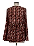 Entro 100% Polyester Black Long Sleeve Blouse Size M - photo 2