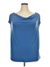 INC International Concepts Blue Sleeveless Blouse Size 2X - photo 1