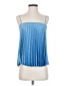 Vince. 100% Polyester Blue Sleeveless Blouse Size XS - photo 1