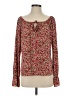 Norton McNaughton 100% Polyester Red Long Sleeve Blouse Size S - photo 1