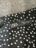 Zara Polka Dots Black Casual Skirt Size XS - photo 3