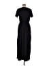 Unbranded Solid Black Casual Dress Size M (estimated) - photo 2