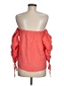 Mine 100% Polyester Orange Sleeveless Blouse Size M - photo 2