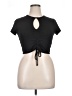 Wet Seal Black Short Sleeve Top Size XL - photo 1