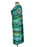 Nomadic Traders Chevron-herringbone Teal Casual Dress Size L - photo 5