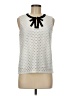 CeCe Ivory Sleeveless Blouse Size M - photo 1