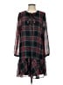 Draper James 100% Polyester Plaid Black Casual Dress Size S - photo 1