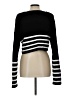 Olivaceous 100% Cotton Stripes Black Cardigan Size L - photo 2