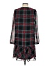 Draper James 100% Polyester Plaid Black Casual Dress Size S - photo 2