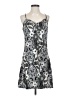 Unbranded Paisley Gray Casual Dress Size XS (estimated) - photo 1