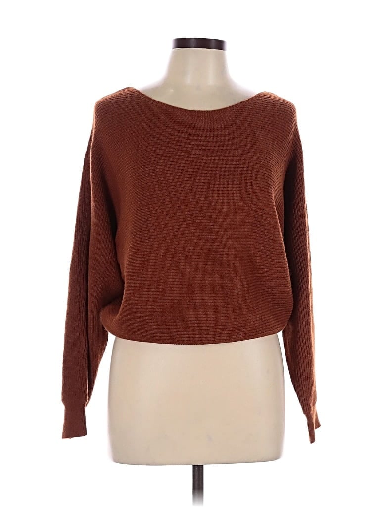 Pre-owned Six/fifty Pullover Sweater In Brown