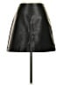 Gap Solid Black Faux Leather Skirt Size 2 (petite) - photo 1