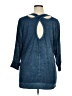 Threads 4 Thought Blue 3/4 Sleeve T-Shirt Size 1X - photo 2