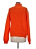 Shein 100% Polyester Solid Orange Turtleneck Sweater Size 6 - photo 2