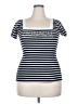 Assorted Brands Black Short Sleeve Top Size XXL - photo 1