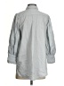 Something Navy 100% Cotton Stripes Gray 3/4 Sleeve Button-Down Shirt Size S - photo 2