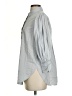 Something Navy 100% Cotton Stripes Gray 3/4 Sleeve Button-Down Shirt Size S - photo 5