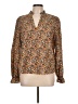 Shein Gold Long Sleeve Polo Size L - photo 1