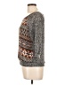 Julie's Closet Print Gray Pullover Sweater Size L - photo 5