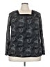 Susan Lawrence 100% Polyester Black Long Sleeve Blouse Size 3X - photo 1