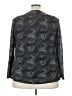 Susan Lawrence 100% Polyester Black Long Sleeve Blouse Size 3X - photo 2