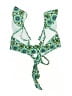 Unbranded Paisley Green Swimsuit Top Size L - photo 2