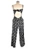 Kingston Grey Graphic Black Jumpsuit Size L - photo 2
