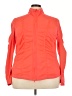 Zella Solid Orange Track Jacket Size 3X - photo 1