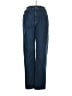 L.L.Bean 100% Cotton Chevron-herringbone Blue Jeans Size 8 - photo 1