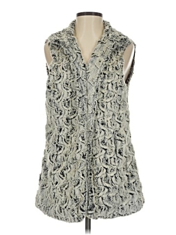 Erin London Faux Fur Vest (view 1)