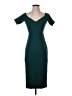 Cinq à Sept Solid Teal Cocktail Dress Size 2 - photo 1