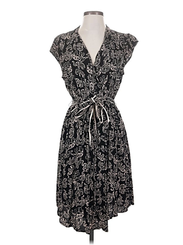 Pre-owned Maeve Casual Dress In Black