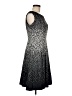 Ann Taylor 100% Polyester Animal Print Black Cocktail Dress Size 8 - photo 4