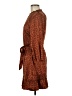 She + Sky 100% Polyester Animal Print Brown Casual Dress Size M - photo 5